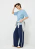 Light Blue Oversized Fit T-Shirt - Small Image 1
