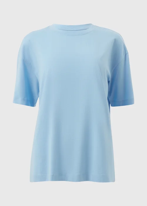 Light Blue Oversized Fit T-Shirt - Small Image 3