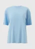 Light Blue Oversized Fit T-Shirt - Small Image 3