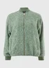 Et Vous Green Herringbone Bomber Jacket - XL Image 4