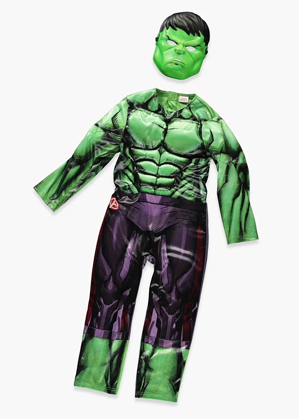 Boys Green Hulk Suit ( 3-10 Years) - Age 3 - 4 Years Image 1