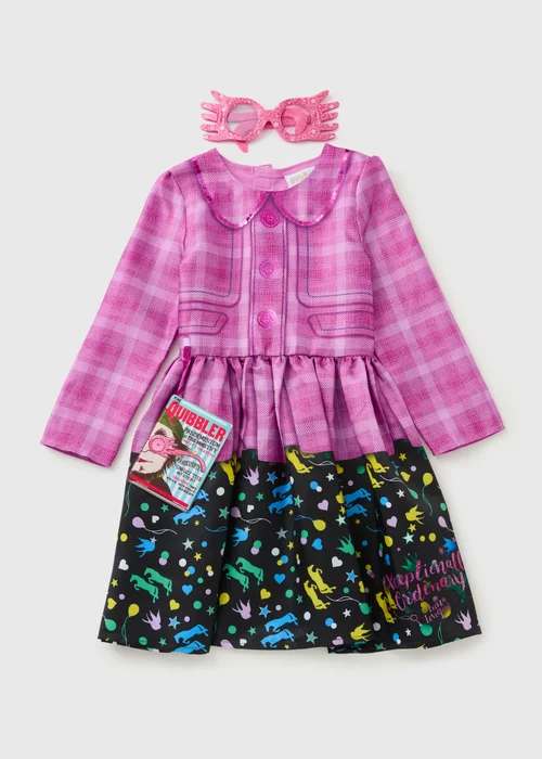 Pink Luna Lovegood Costume (5-12yrs) - Age 5 - 6 Years Image 1