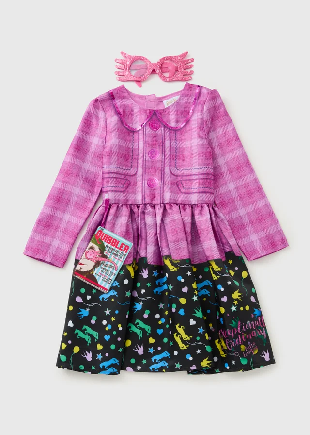 Pink Luna Lovegood Costume (5-12yrs)