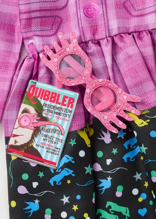 Pink Luna Lovegood Costume (5-12yrs) - Age 5 - 6 Years Image 2