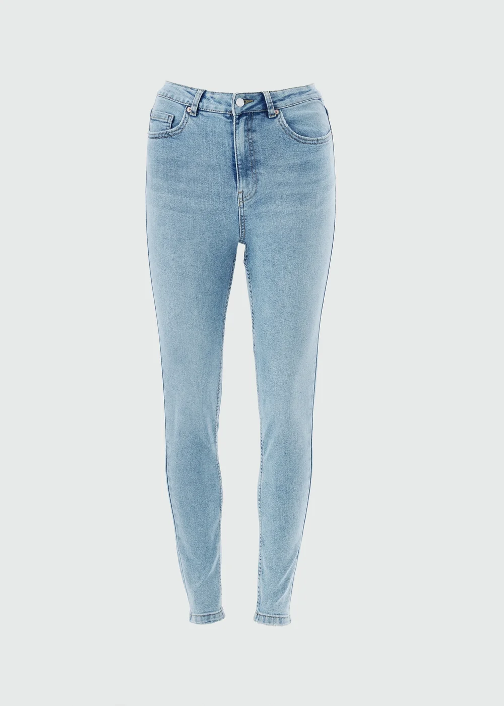 Blue Lightwash April Stretch High Rise Skinny Jeans - 24/L29 Image 5