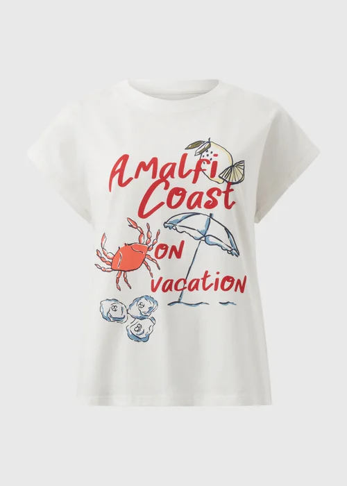 White Crab Graphic T-Shirt - Medium Image 3