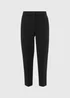 Et Vous Black Long Tapered Trousers - Size 08 33 leg Image 3