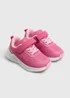 Girls Pink Sports Trainers (Younger 4-12) - Size 4 Infants Image 1
