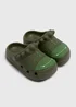 Boys Khaki Dino Clogs (Younger 4/5-Older 12/13) - Size 4 -5 infants Image 1