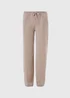 Taupe Textured Wide Leg Co Ord Trousers - Size 14 29 leg Image 4