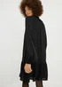 Black Popover Mini Dress - 8 Image 3