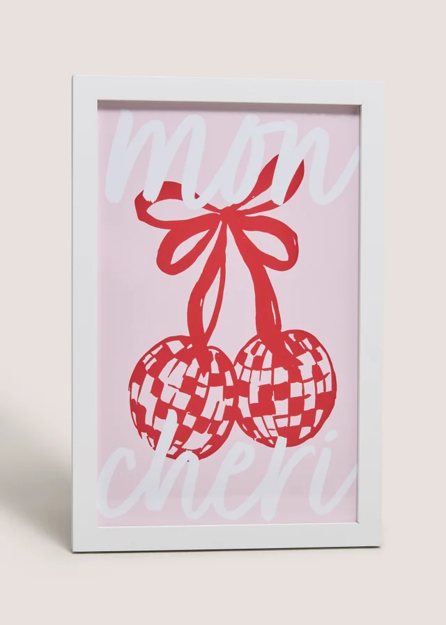 Pink Disco Cherry Wall Art