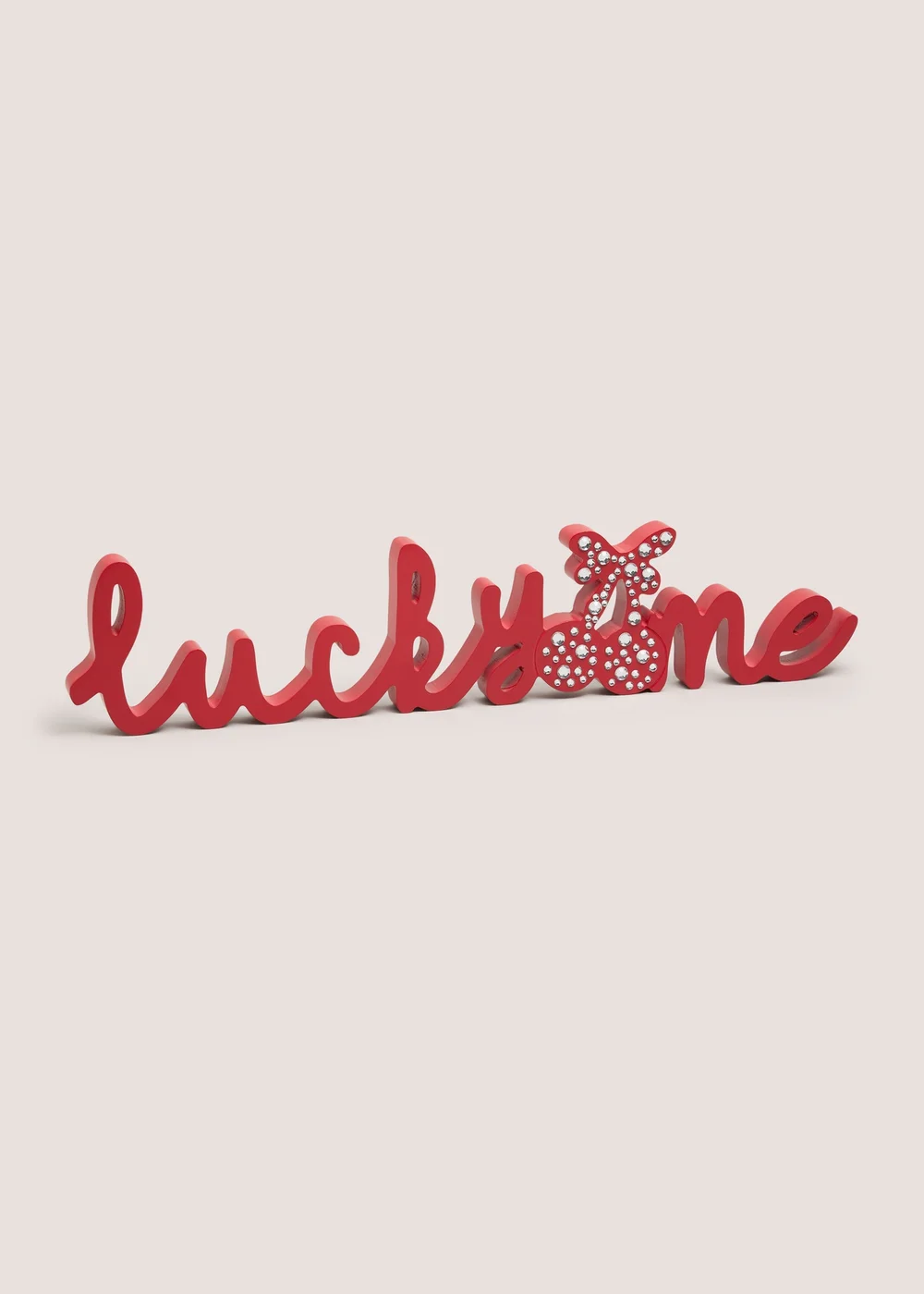 Red Lucky Me Sign Image 1