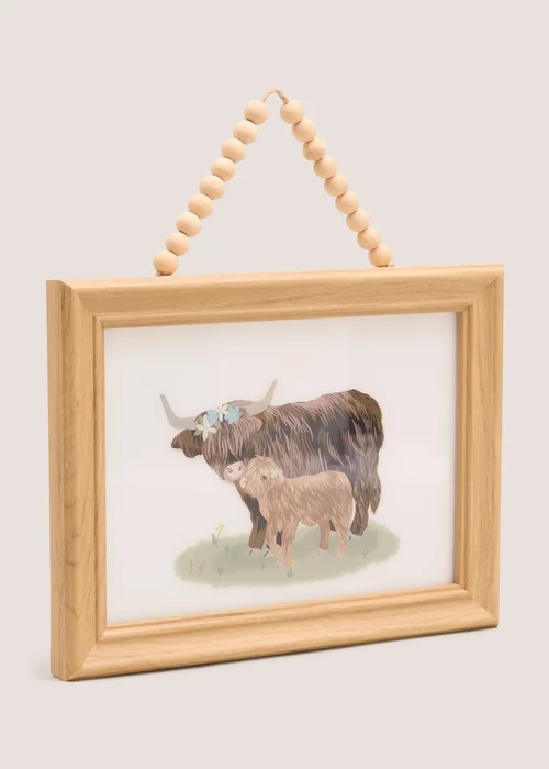 Highland Cow Wall Art Image 2