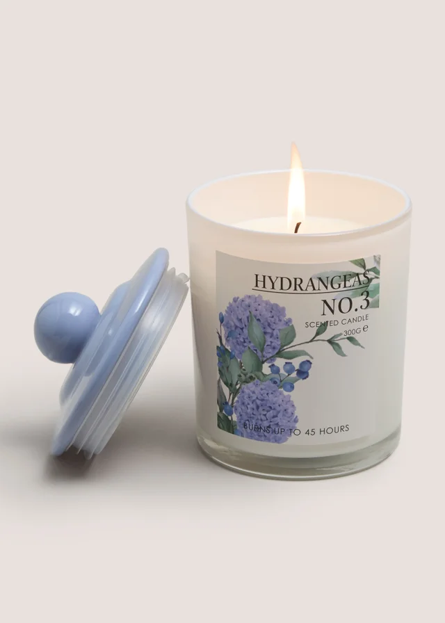 Hydrangea Jar Candle