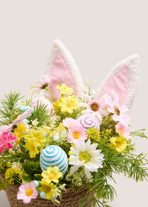 Easter Flowers In Basket Image 2