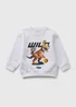 Boys White Tiger Wild Sweatshirt (1-7yrs) - 1-1.5 Yrs Image 1