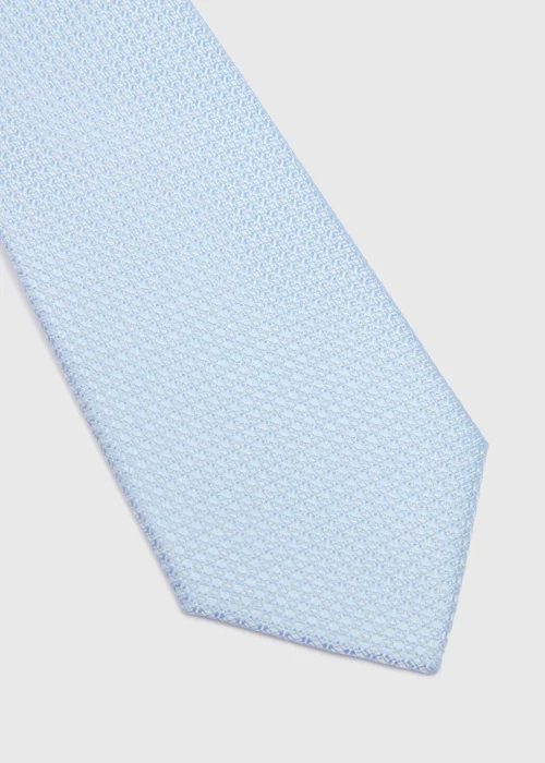 Taylor & Wright Light Blue Textured Tie - One Size Image 2