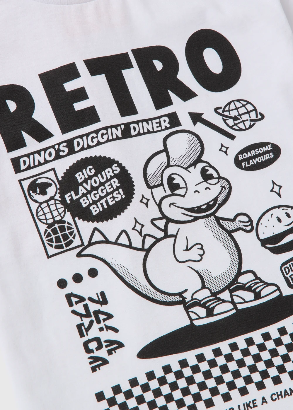 3 Pack Boys Multicolour Retro Dino T-Shirts (1-7yrs) - 1 to 1 half years Image 2