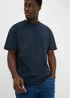 Navy Heavy Weight T-Shirt - Small Image 1