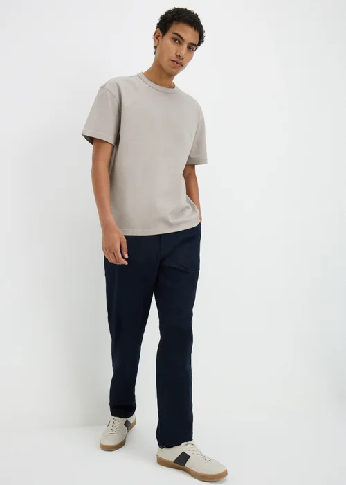 Grey Heavyweight T-Shirt - Small Image 3