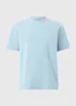 Light Blue Heavy Weight T-Shirt - Small Image 4