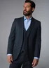 Taylor & Wright Albury Navy Birdseye Regular Fit Suit Jacket - 34 Chest Short Image 1