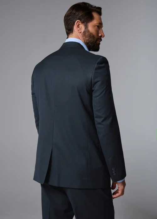 Taylor & Wright Albury Navy Birdseye Regular Fit Suit Jacket - 34 Chest Short Image 4