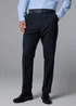 Taylor & Wright Albury Navy Birdseye Regular Fit Suit Trousers - 26 Waist 29 Leg Image 1