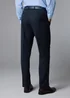 Taylor & Wright Albury Navy Birdseye Regular Fit Suit Trousers - 26 Waist 29 Leg Image 2