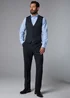 Taylor & Wright Albury Navy Birdseye Suit Waistcoat - Extra small Image 3