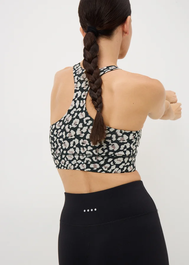 Souluxe Leopard Print Sports Crop Top