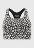 Souluxe Leopard Print Sports Crop Top - Small Image 3