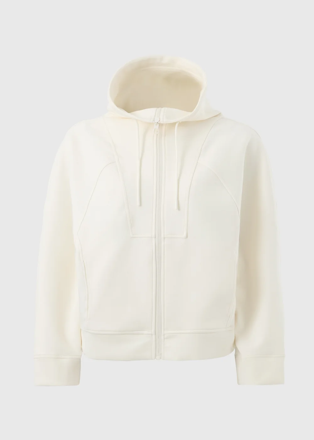 Souluxe Cream Funnel Neck Zip Up Hoodie - L Image 4