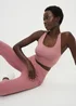 Souluxe Rose Sports Crop Top - S Image 2