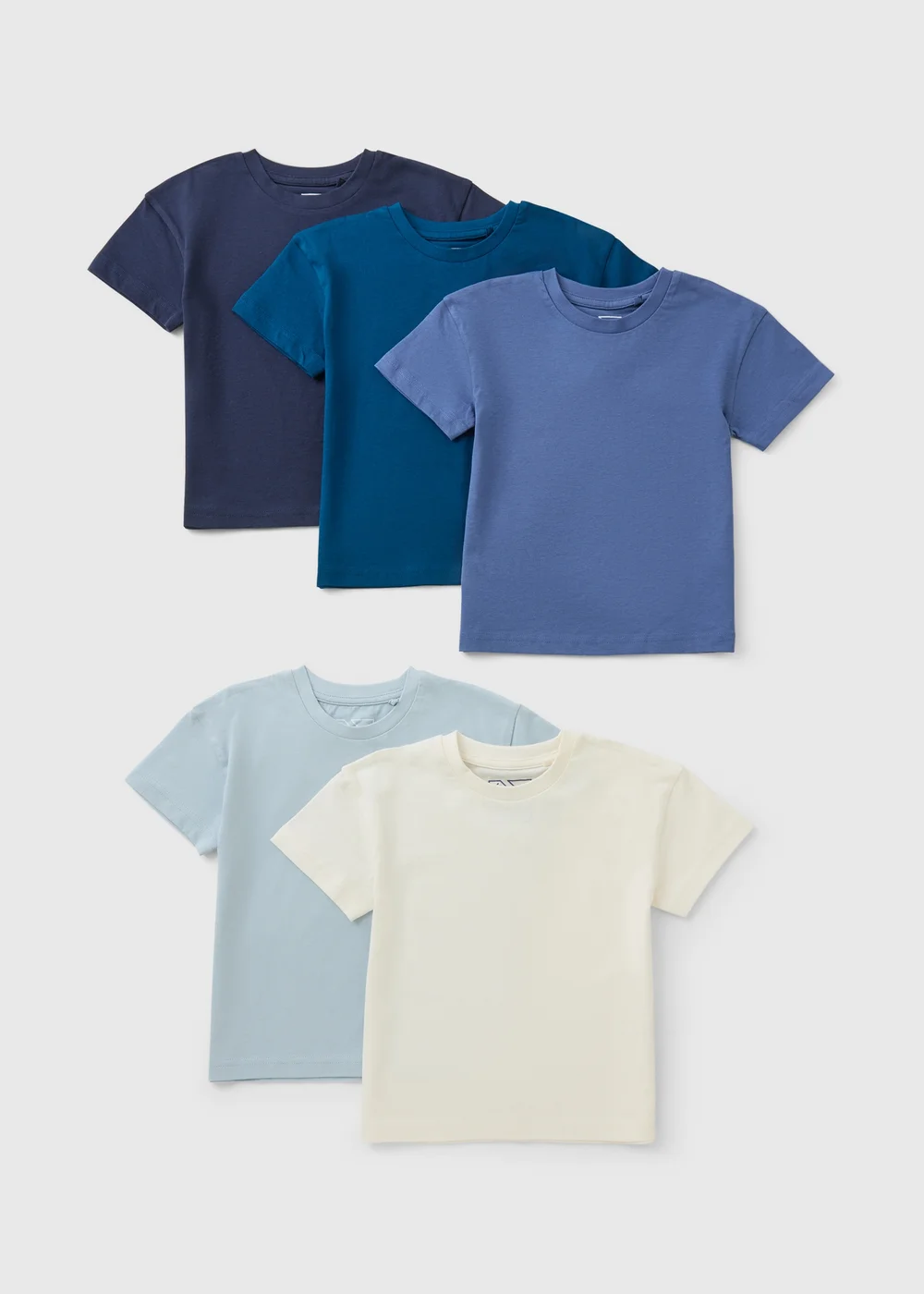 5 Pack Boys Blue T-Shirts (1-7yrs) - 1 to 1 half years Image 1