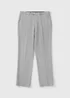 Taylor & Wright Ashford Grey Birdseye Regular Fit Suit Trousers - 26 Waist 29 Leg Image 5