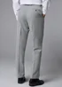 Taylor & Wright Ashford Grey Birdseye Regular Fit Suit Trousers - 26 Waist 29 Leg Image 3