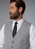 Taylor & Wright Ashford Grey Birdseye Suit Waistcoat - Extra small Image 3