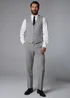 Taylor & Wright Ashford Grey Birdseye Suit Waistcoat - Extra small Image 2