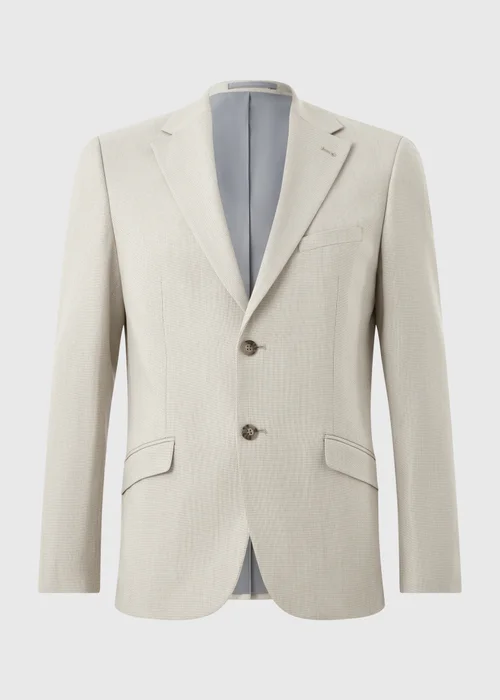 Taylor & Wright Fairmont Stone Texture Slim Fit Suit Jacket - 34 Chest Short Image 5