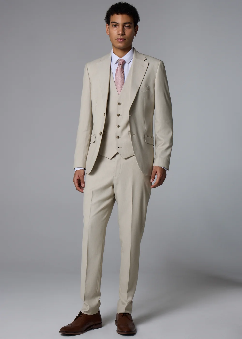 Taylor & Wright Fairmont Stone Slim Fit Suit Jacket - 36 Chest Short Image 2