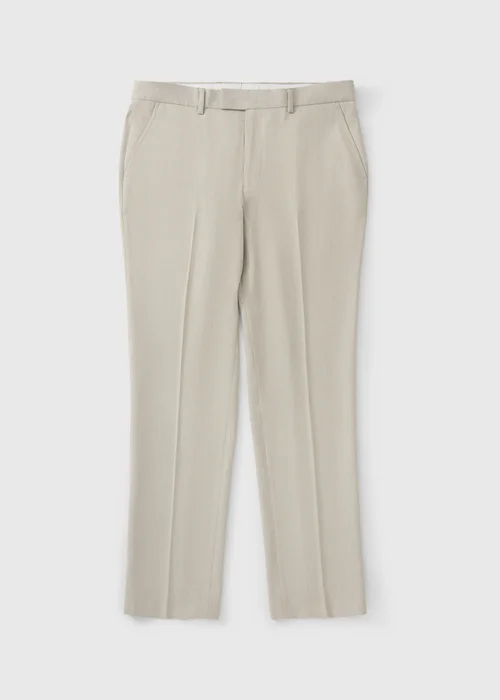 Taylor & Wright Fairmont Stone Texture Slim Fit Suit Trouser - 26 Waist 29 Leg Image 5