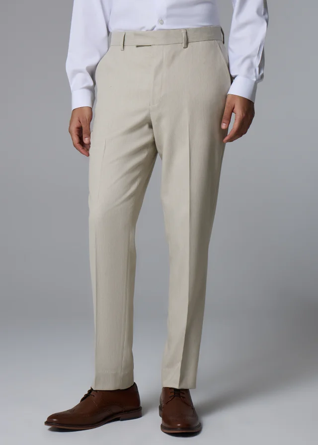 Taylor & Wright Fairmont Stone Slim Fit Suit Trousers