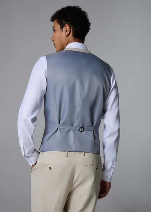 Taylor & Wright Fairmont Stone Texture Suit Waistcoat - Extra small Image 4