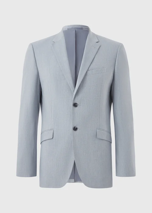 Taylor & Wright Dalton Grey Tailored Fit Suit Jacket - 34 Chest Short Image 5
