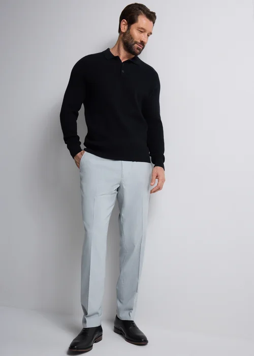 Taylor & Wright Dalton Grey Tailored Fit Suit Trousers - 26 Waist 29 Leg Image 4