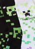 Minecraft 3 Pack Boys Multicolour Socks - Sizes 9-12 Image 2