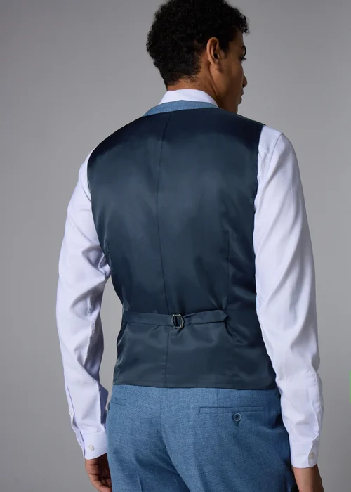 Taylor & Wright Hawthorne Blue Suit Waistcoat - Extra small Image 4