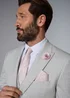 Taylor & Wright Elwood Grey Check Tailored Fit Suit Jacket - 34 Chest Short Image 3
